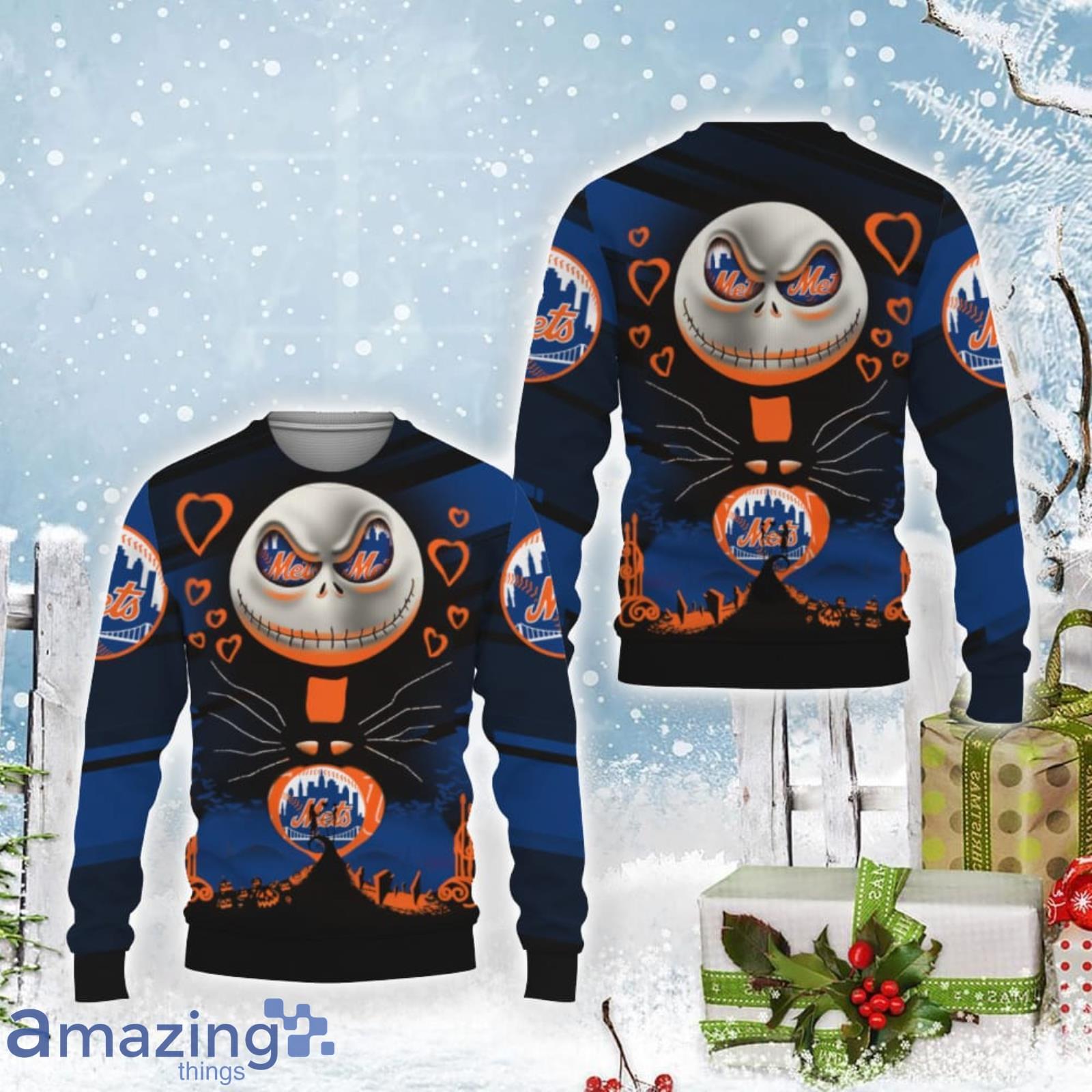 Jack Skellington Dallas Cowboys Ugly Christmas Sweater