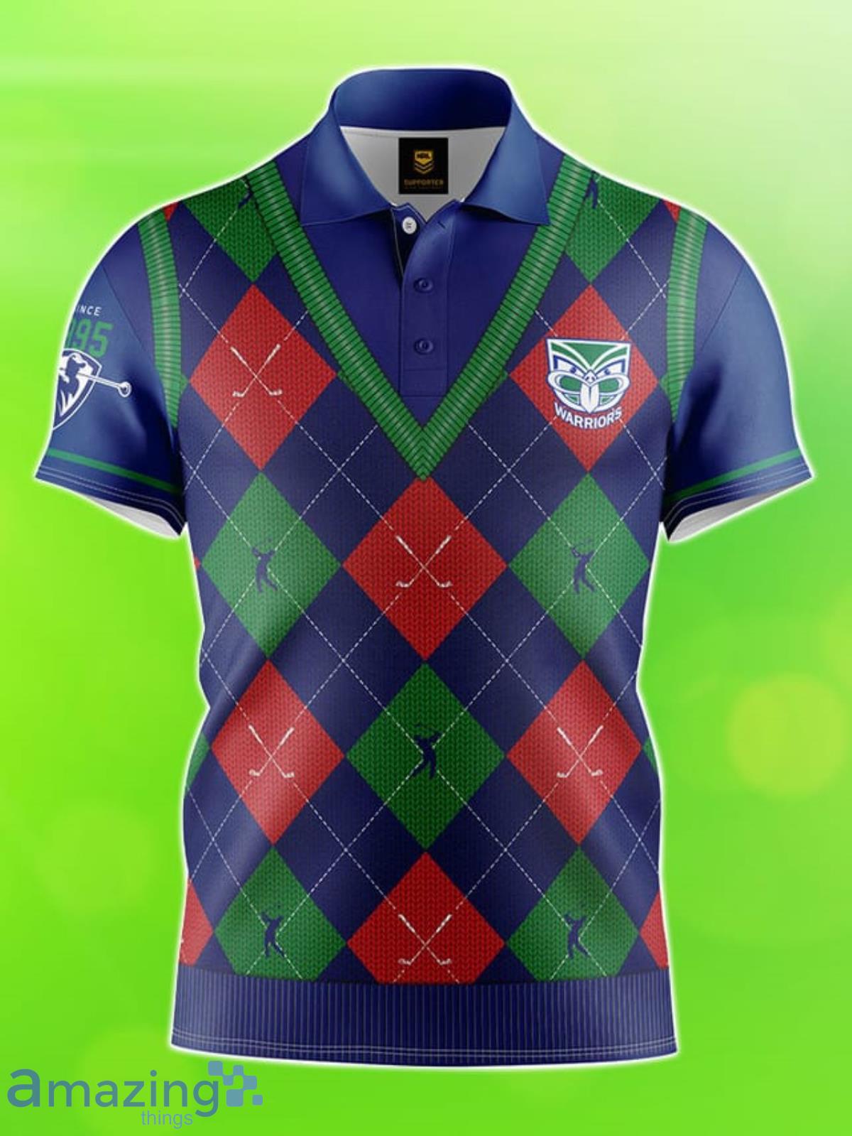 New Zealand Warriors NRL Fairway Golf Polo Shirt Best Gift Men And Women For Fans Product Photo 1
