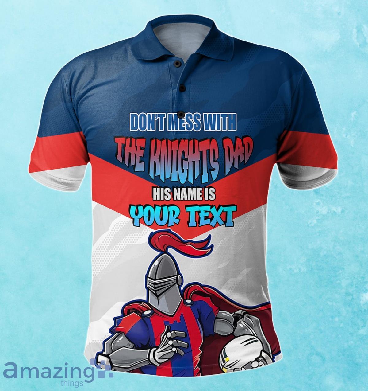 Newcastle Knights Custom Name & Number NRL Baseball Jersey Best