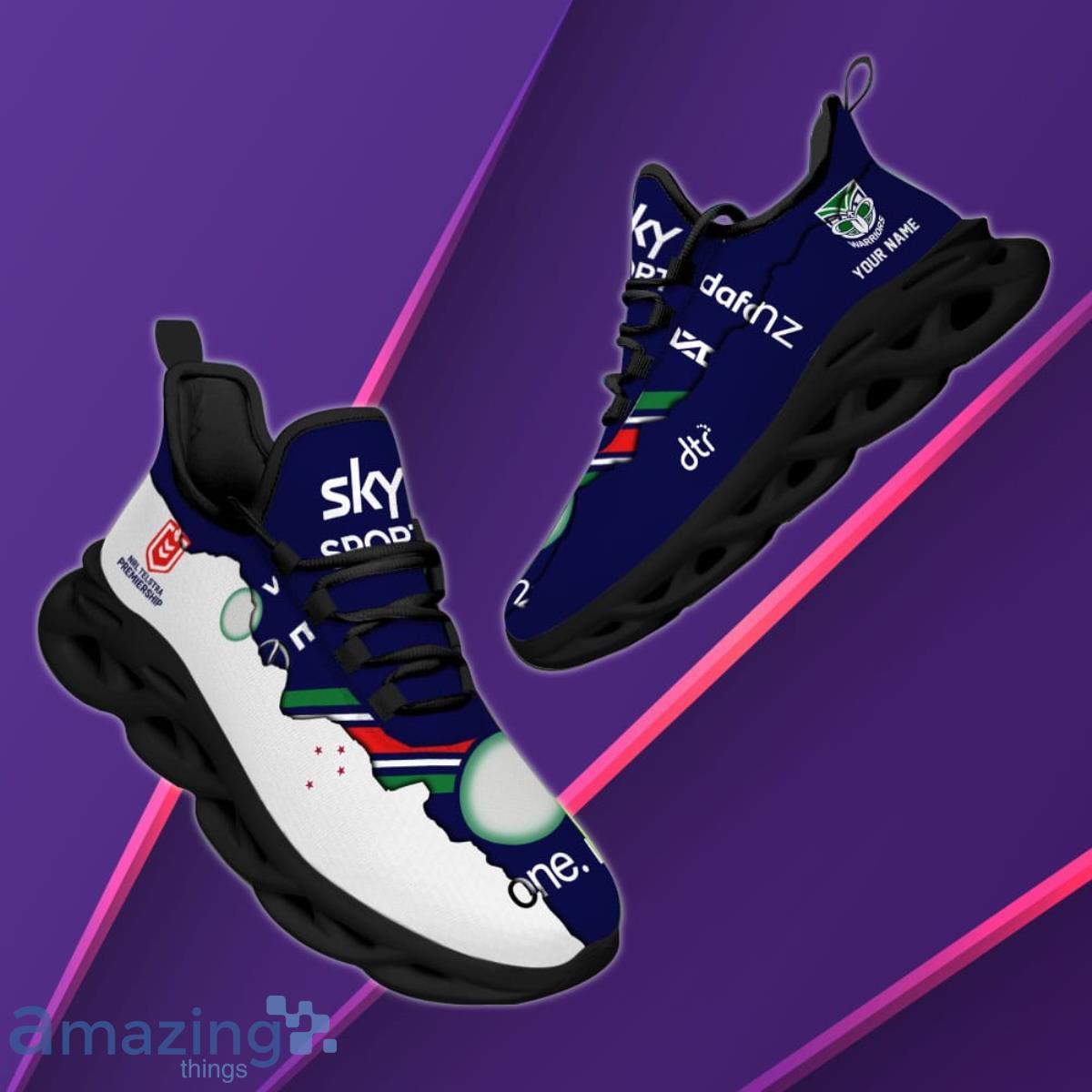 Newcastle Knights Personalized Name NRL Max Soul Shoes Unique Gift For Fans image Newcastle Knights Personalized Name NRL Max Soul Shoes Unique Gift For Fans Product Photo 3