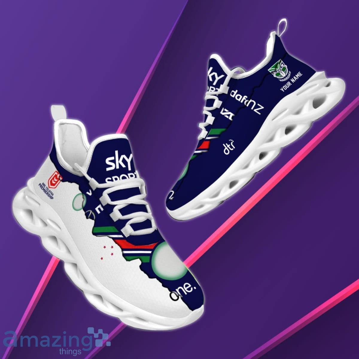 Newcastle Knights Personalized Name NRL Max Soul Shoes Unique Gift For Fans image Newcastle Knights Personalized Name NRL Max Soul Shoes Unique Gift For Fans Product Photo 4