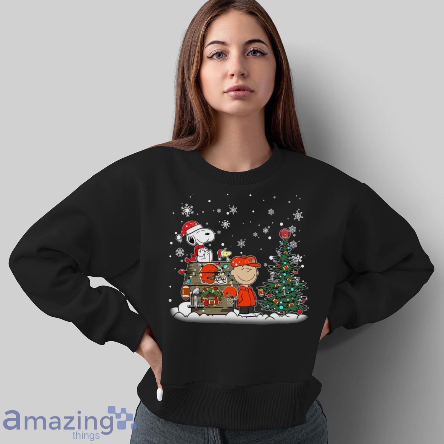 Snoopy Cleveland Browns Christmas shirt, hoodie, sweater, long