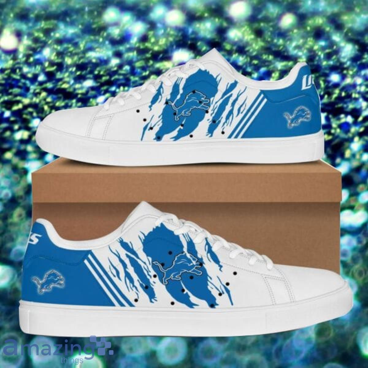 NFL Detroit Lions Low Top Skate Shoes Best Gift Product Photo 1 NFL Detroit Lions Low Top Skate Shoes Best Gift Product Photo 1