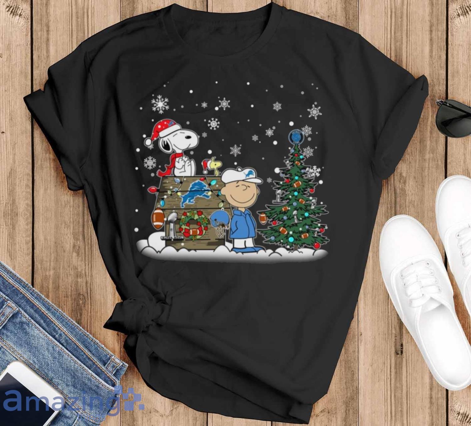 NFL Pittsburgh Steelers Snoopy Charlie Brown Christmas Football Super Bowl  Sports T Shirt Christmas Gift