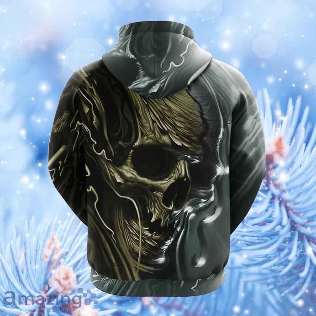 Men / Women Green Bay Packers 3D Skull Hoodie, Apparel Hoodie Size M-4XL