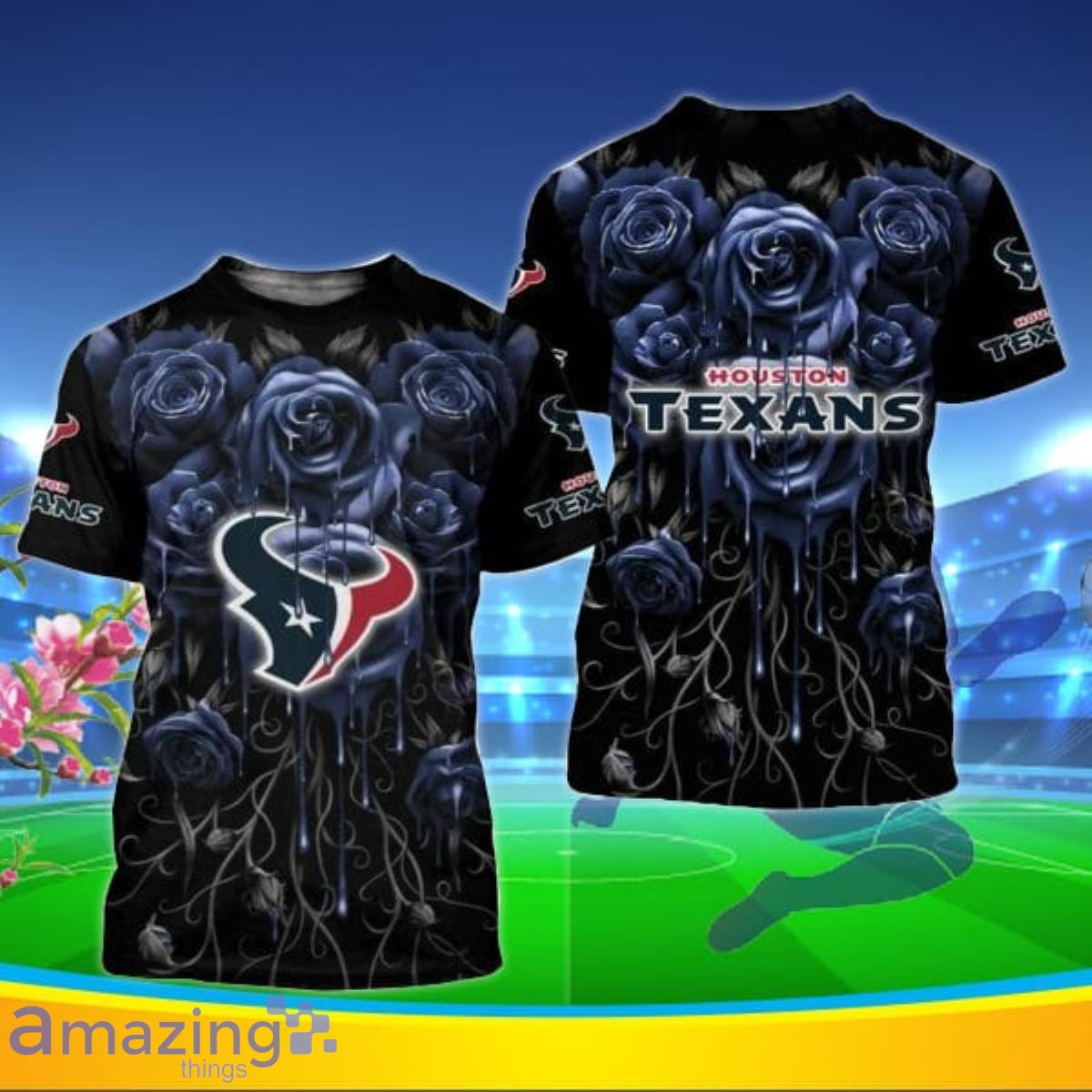 NFL Houston Texans 3D T-Shirt For Fans Style Gift