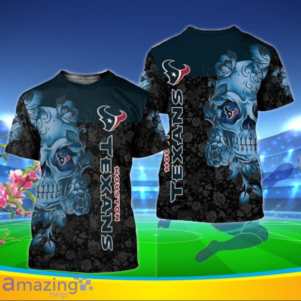 NFL Houston Texans 3D T-Shirt For Men Women