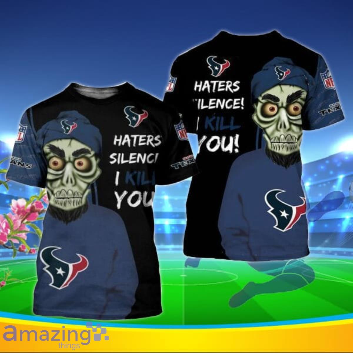 NFL Houston Texans 3D T-Shirt Style Gift For Men Women