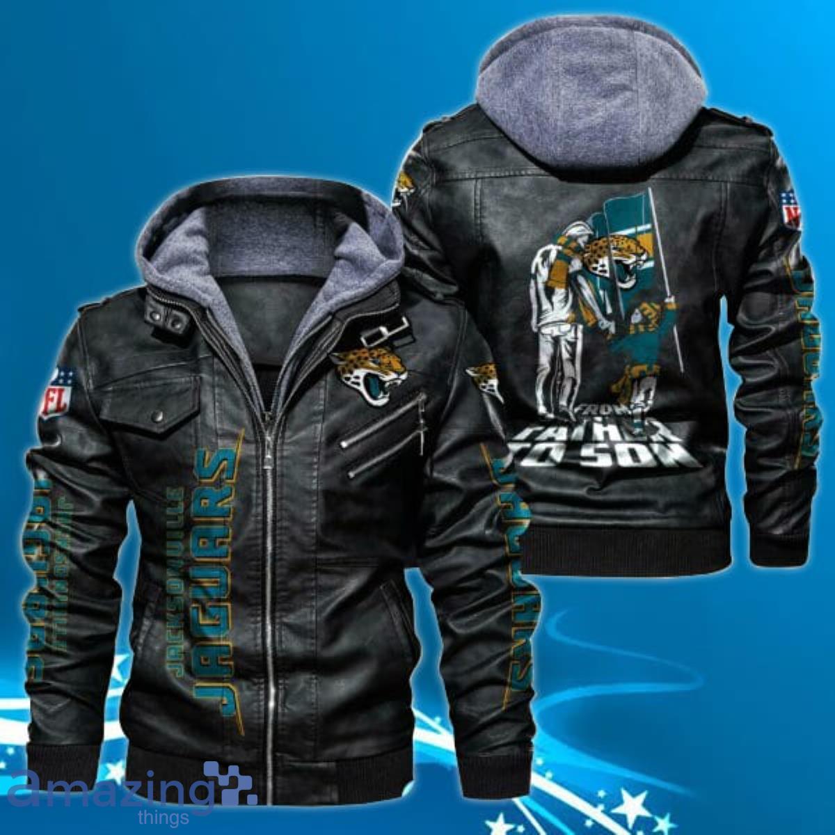 NFL Jacksonville Jaguars Leather Jacket Best Gift