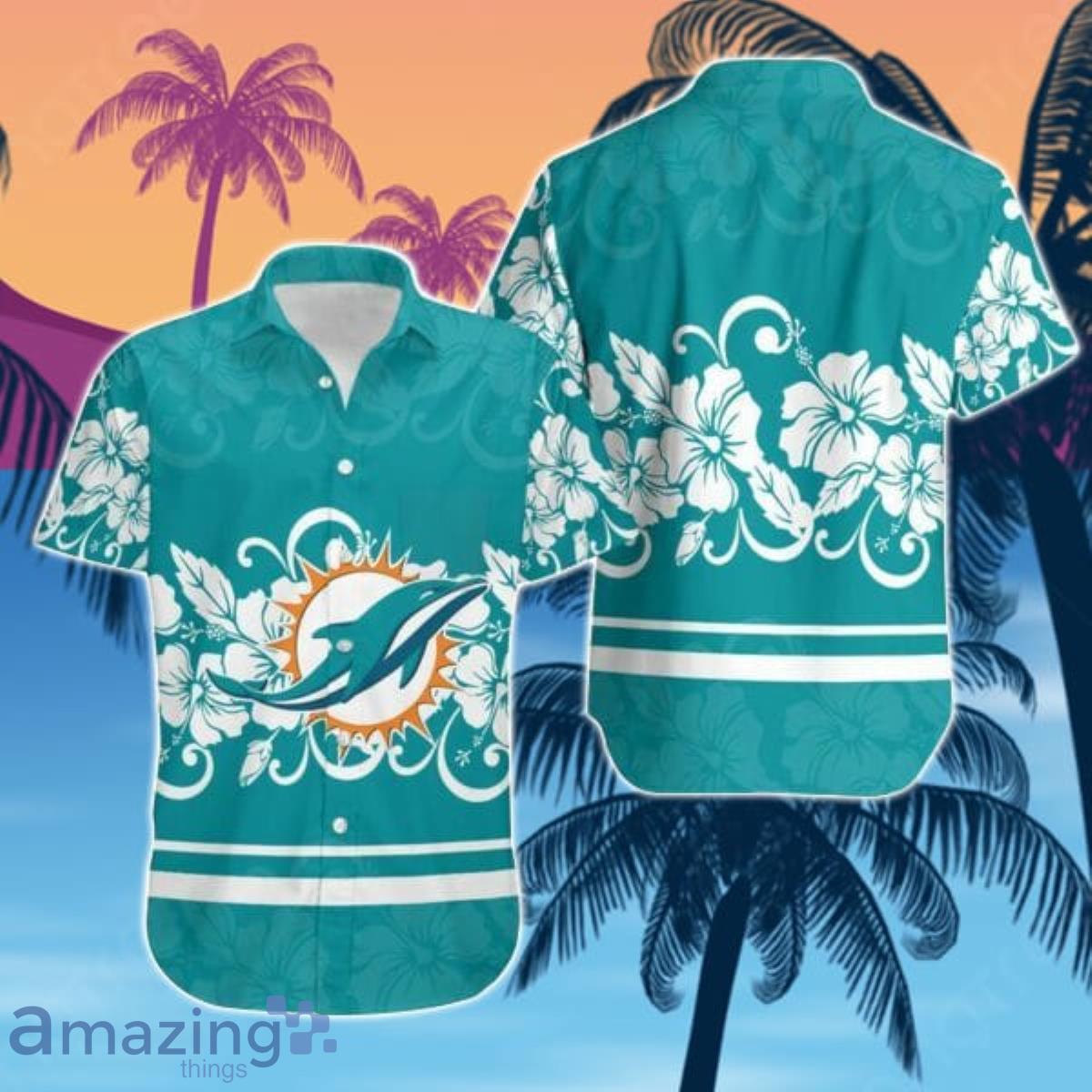 NFL Miami Dolphins Hawaiian Shirt,Aloha Shirt,Summer Gift For