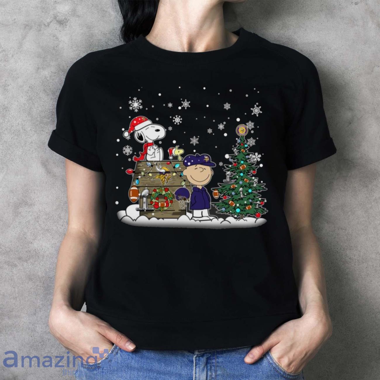 Official Snoopy And Friends Minnesota Vikings Christmas Logo Shirt, hoodie,  sweater, long sleeve and tank top