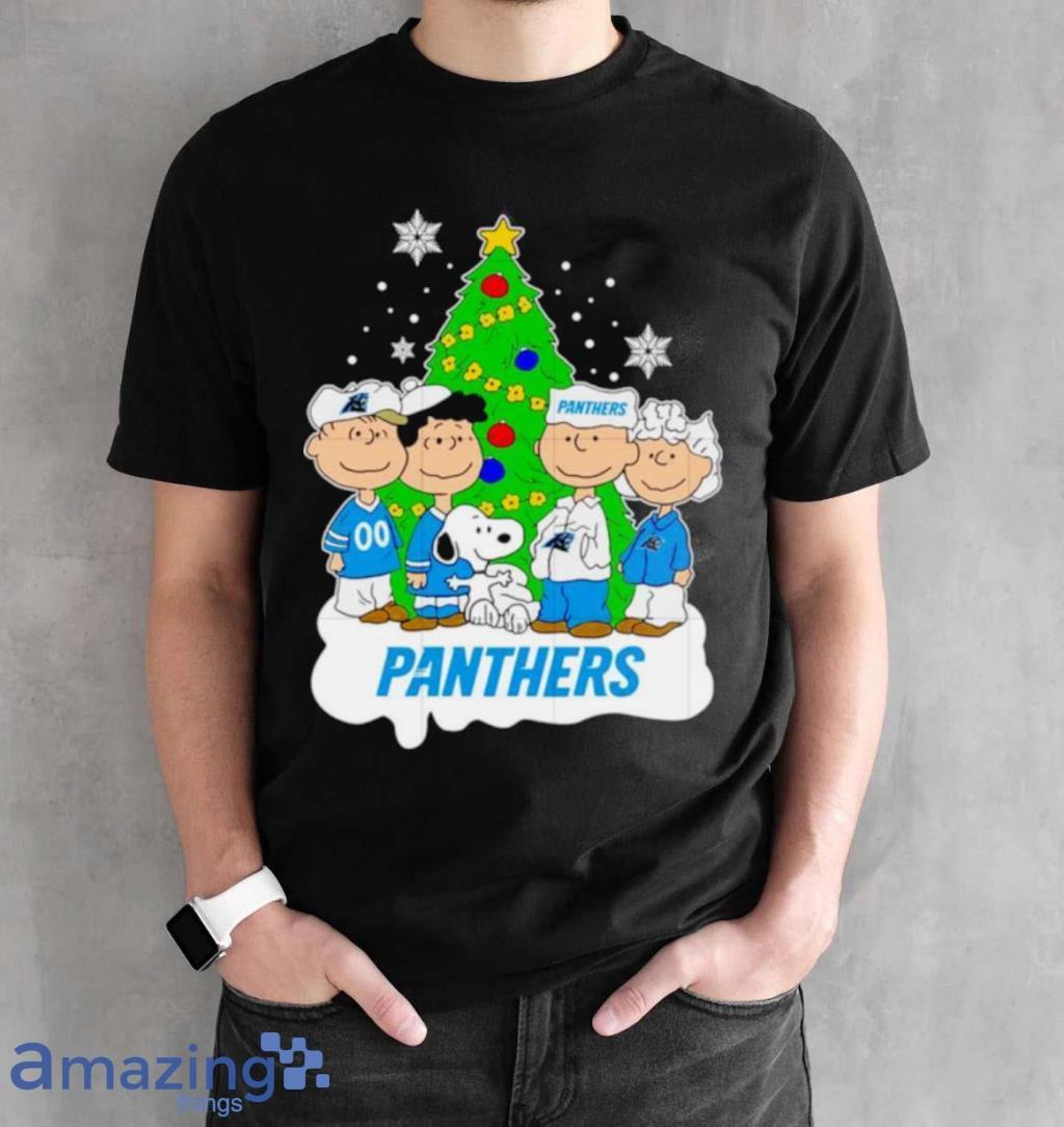 Nfl Snoopy The Peanuts Carolina Panthers Christmas Shirt