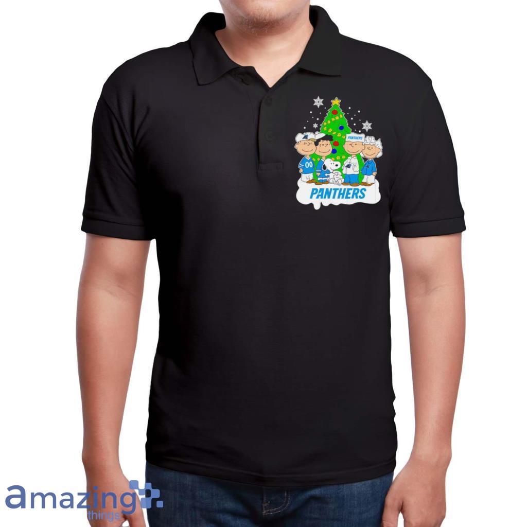 Carolina Panthers Snoopy Tshirt A Happy Christmas NFL Tee Shirts