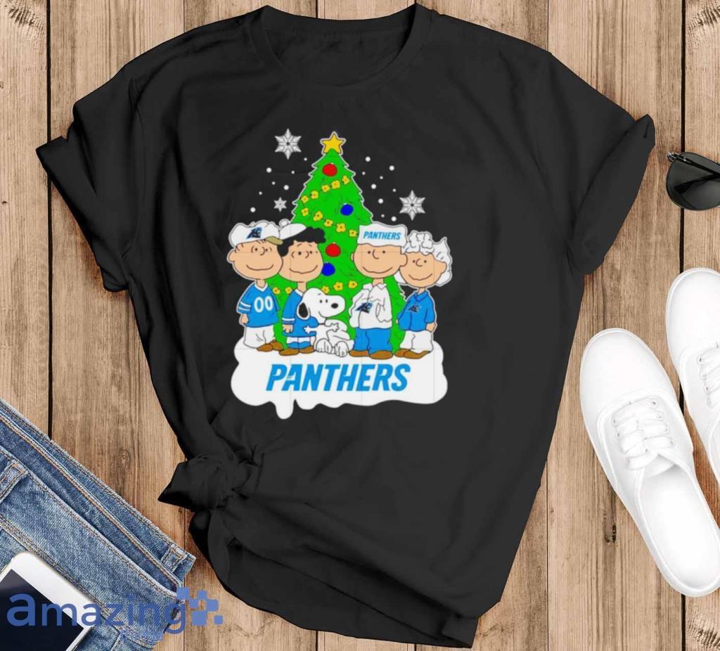 Nfl Snoopy The Peanuts Carolina Panthers Christmas Shirt