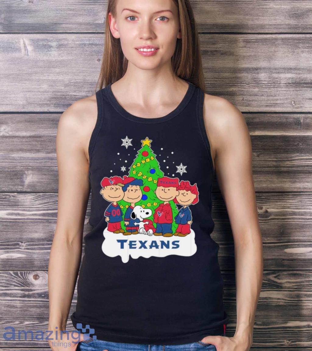 NFL Snoopy The Peanuts Houston Texans Christmas Shirt Gift Shirt