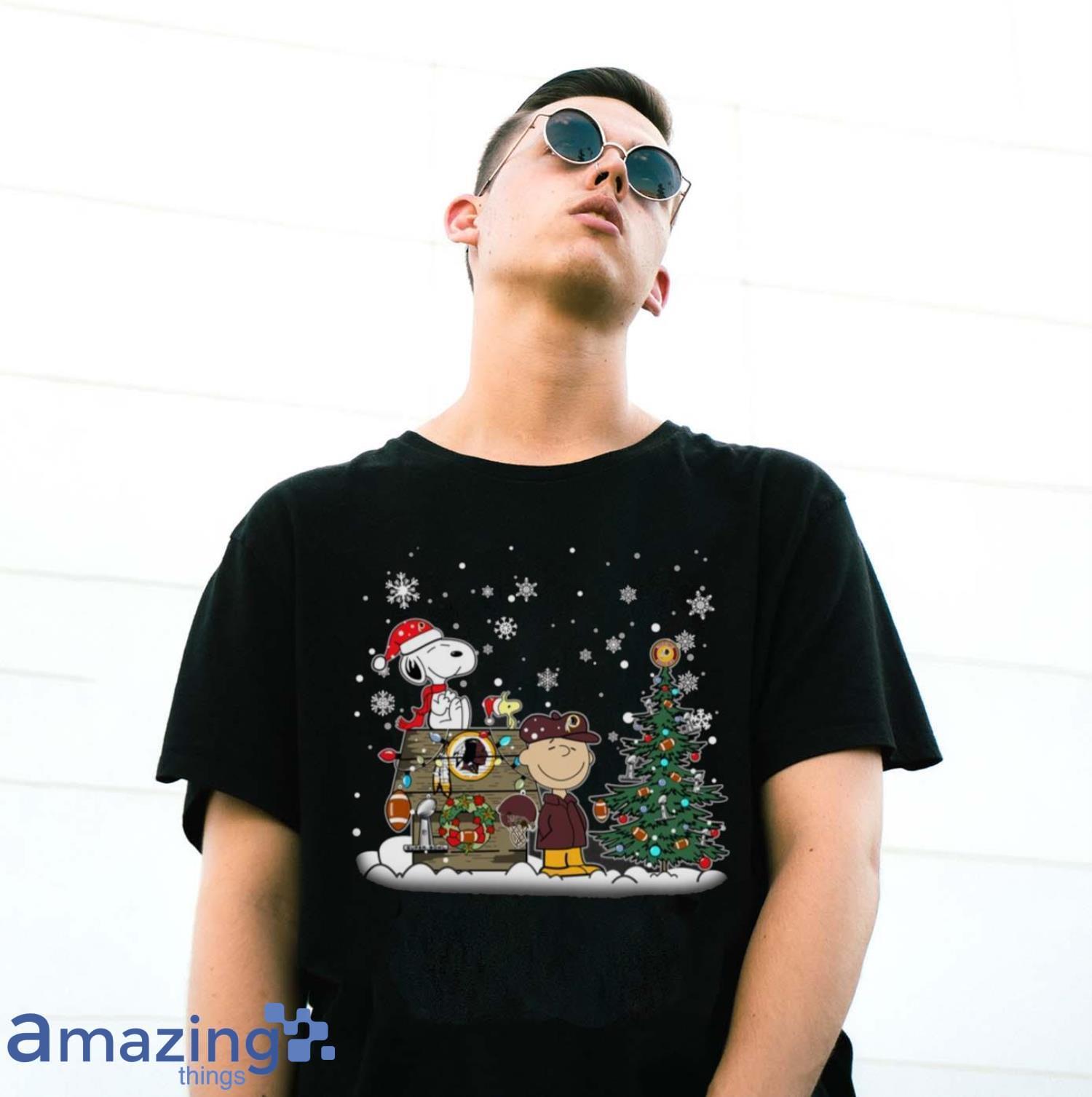 NFL Seattle Seahawks Snoopy Charlie Brown Christmas Football Super Bowl  Sports T Shirt Christmas Gift