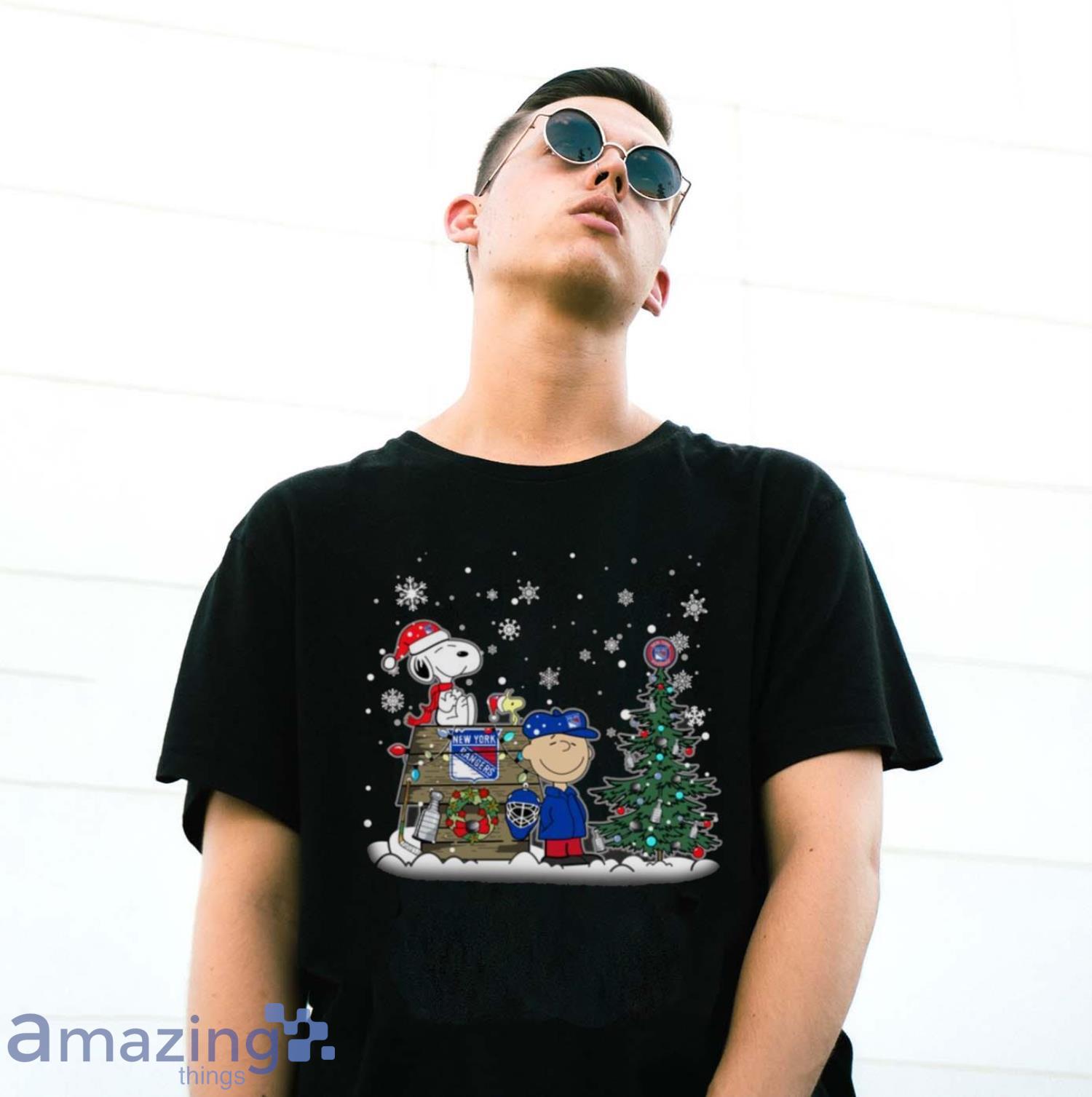 NHL Tampa Bay Lightning Snoopy Charlie Brown Woodstock Christmas Stanley  Cup Hockey T Shirt Christmas Gift