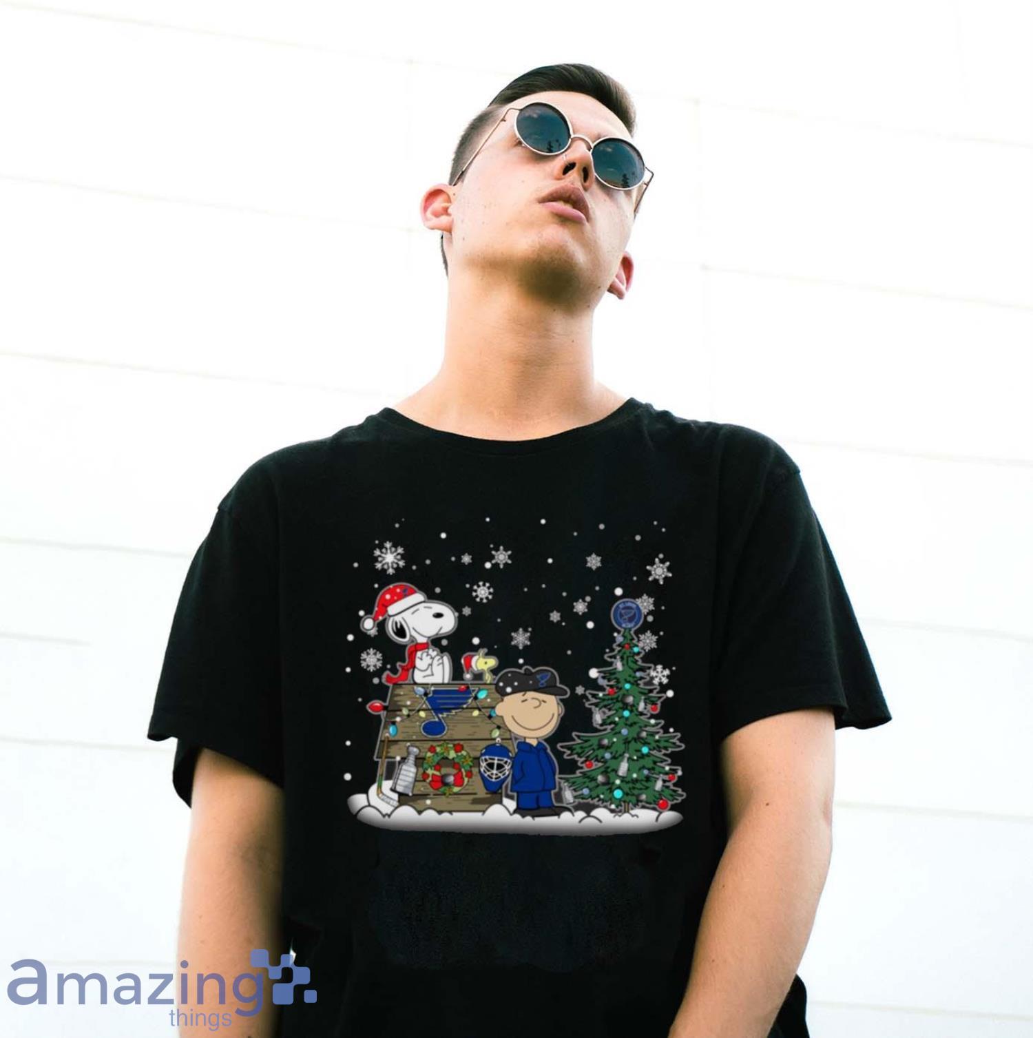 St. Louis Blues Snoopy Lover Christmas Sweatshirt