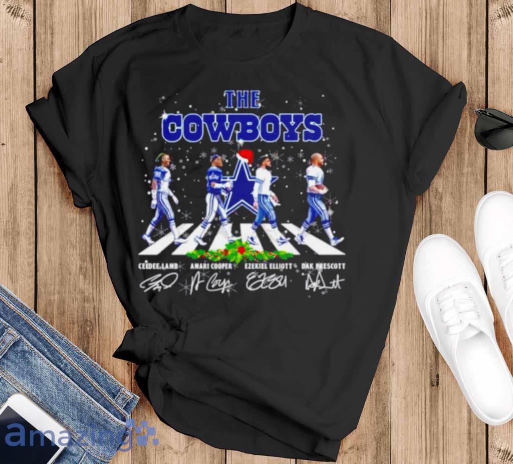 Official The Cowboys Abbey Road Dallas Cowboys Signatures shirt