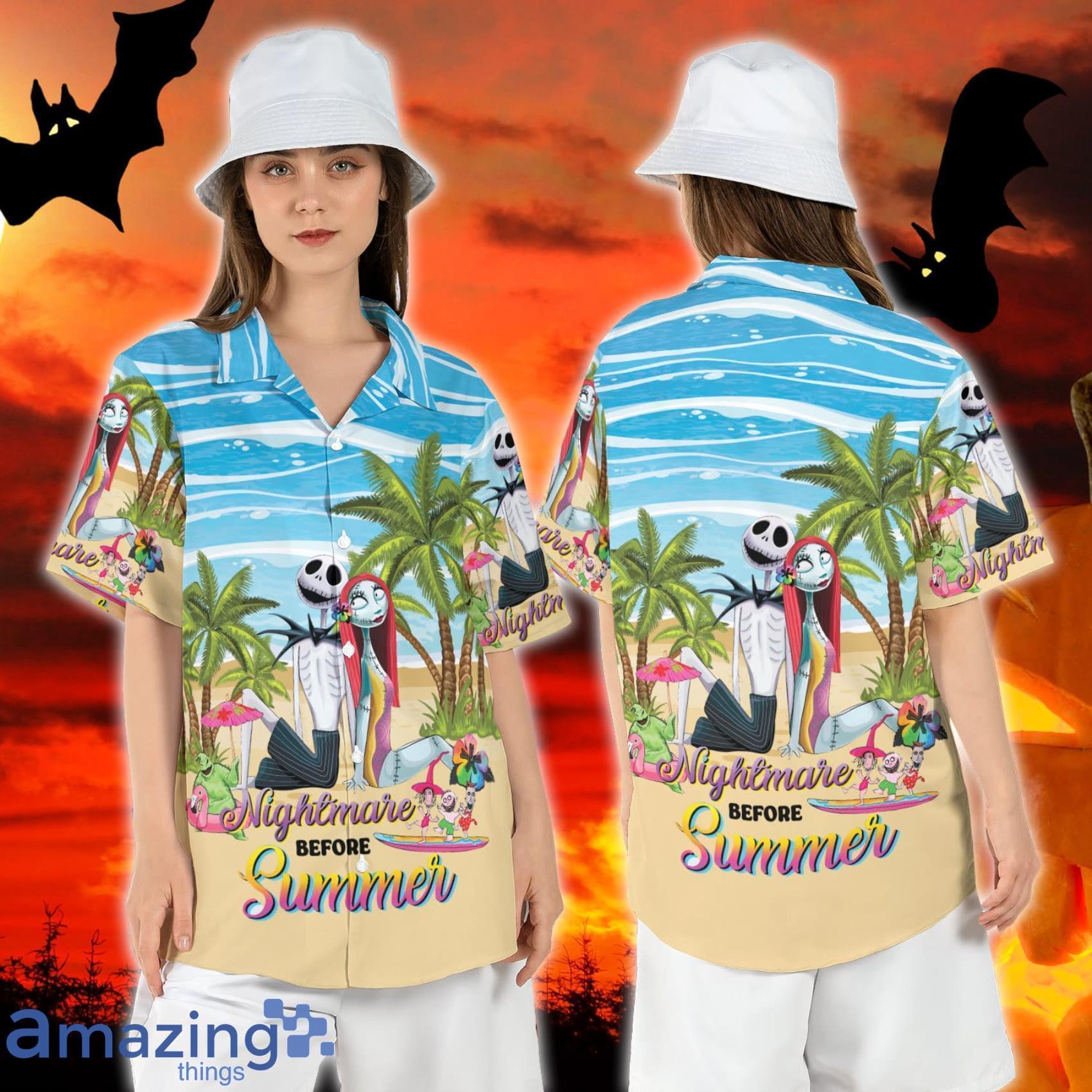 Nightmare Before Summer Jack Skellington Sally Summertime Hawaiian