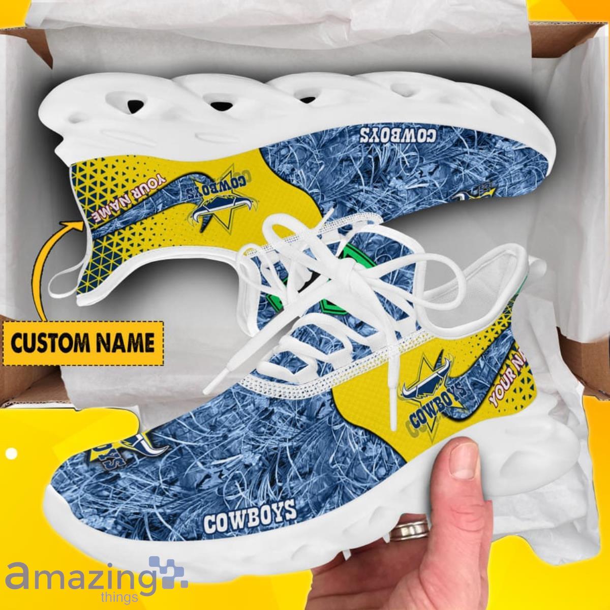 NRL North Queensland Cowboys Max Soul Shoes Men And Women Sports