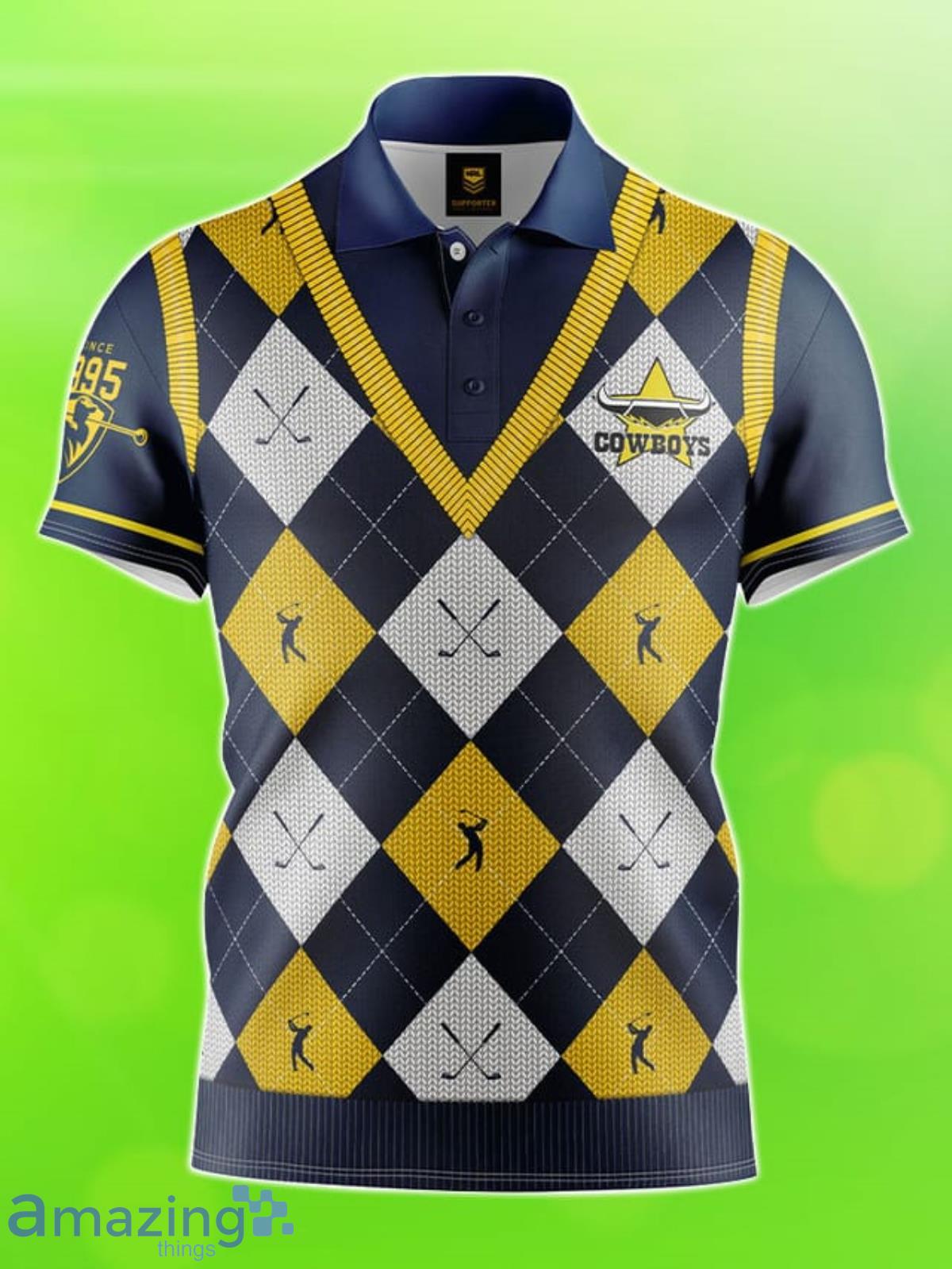 North Queensland Cowboys NRL Fairway Golf Polo Shirt Best Gift Men And  Women For Fans