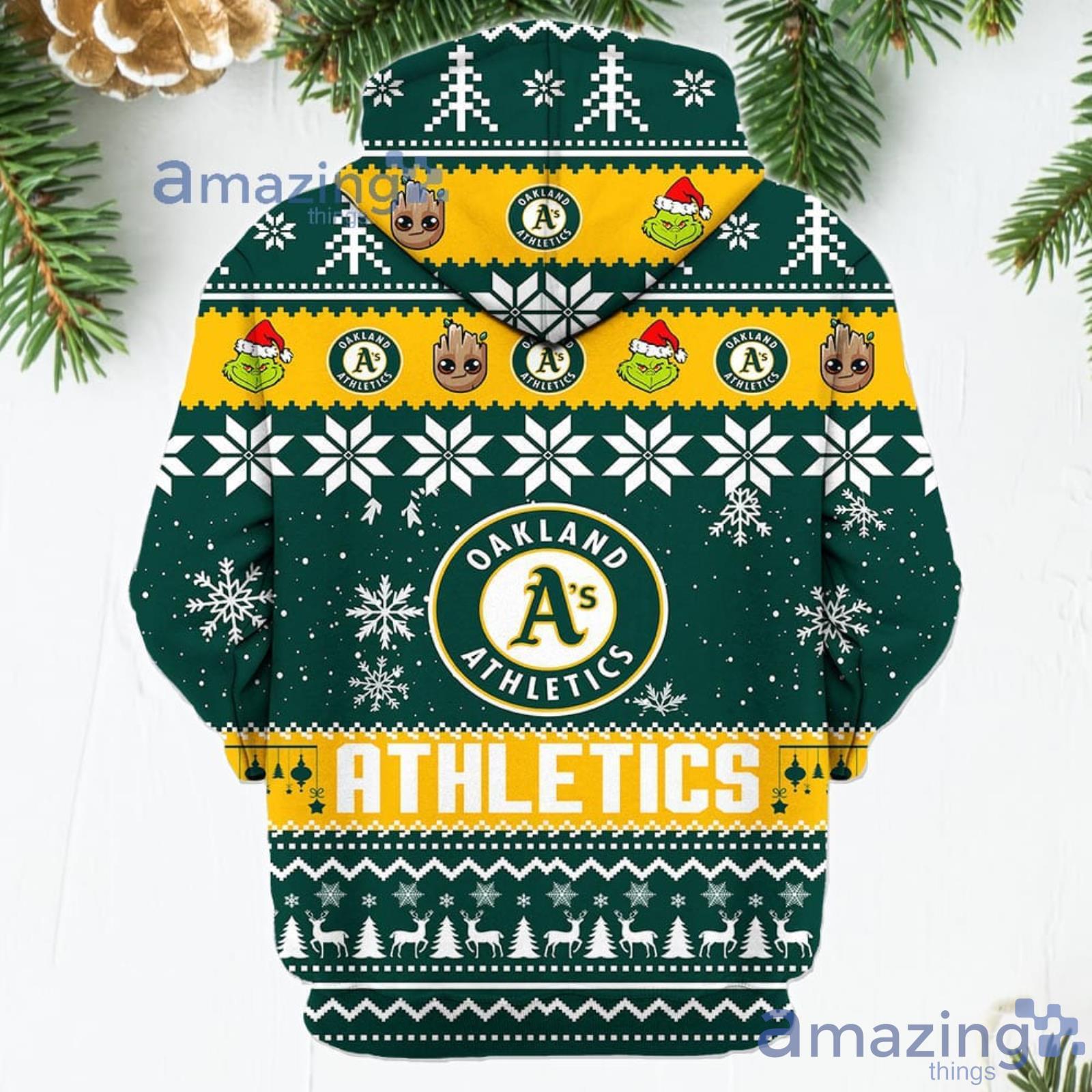 Merry Christmas Season 2023 Oakland Athletics 3D Hoodie Christmas