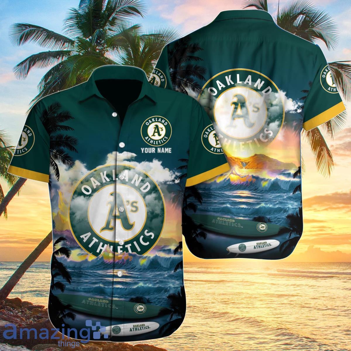 Oakland A'S Hawaiian Shirt Spectacular Oakland Athletics Gifts