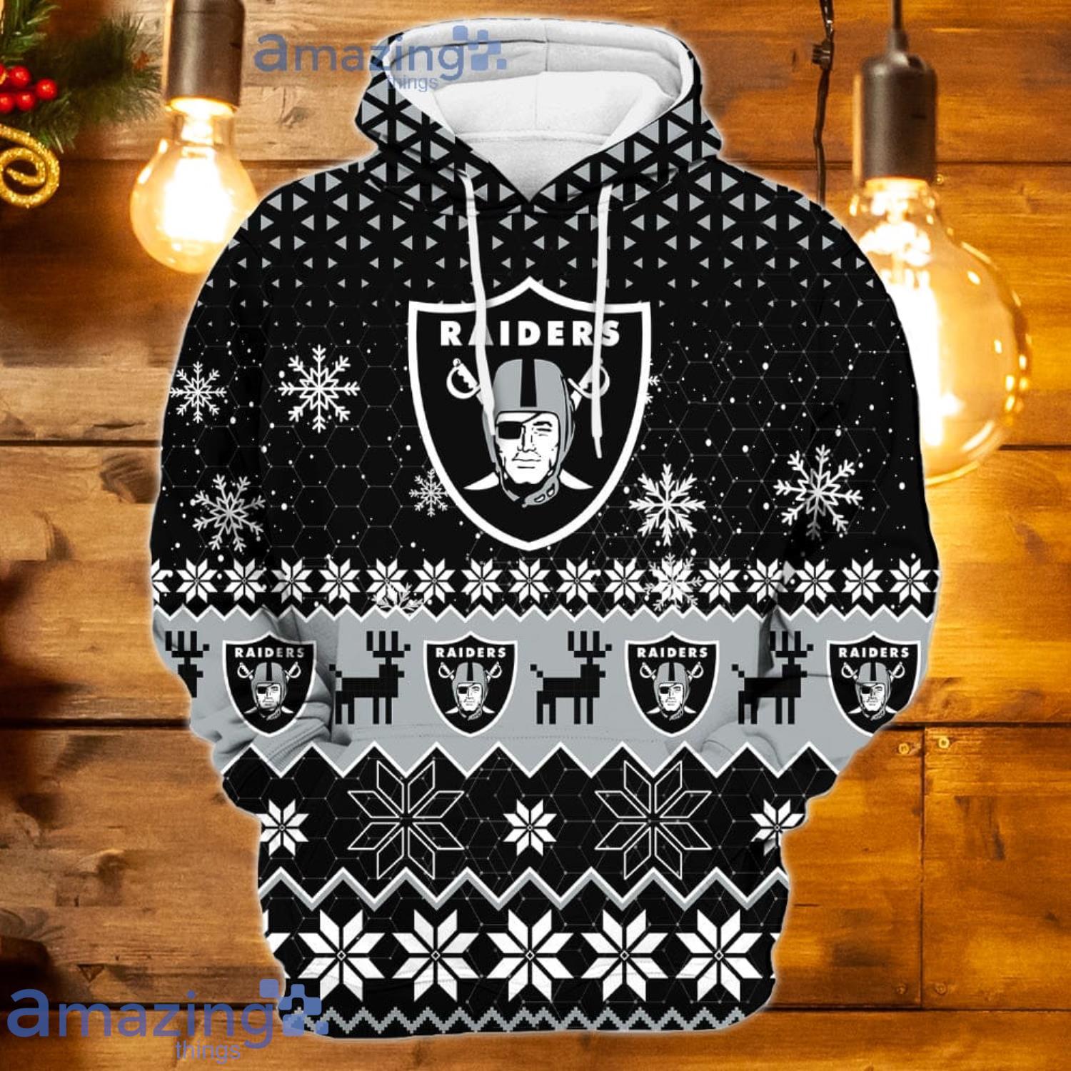 Oakland Raiders For Football Lover 3d Hoodie –