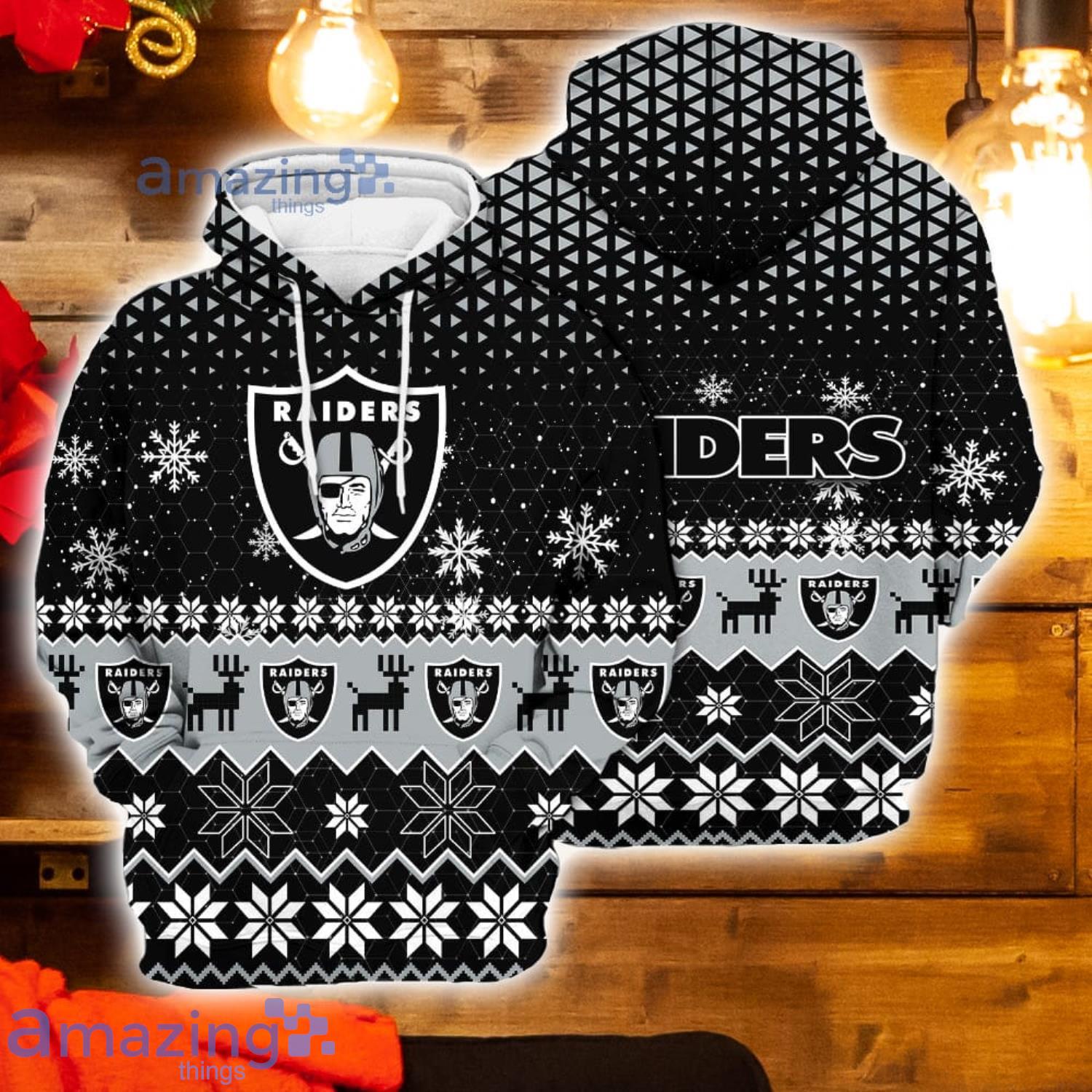 Merry Christmas Season 2023 Oakland Raiders 3D Hoodie Christmas Gift For  Men And Women