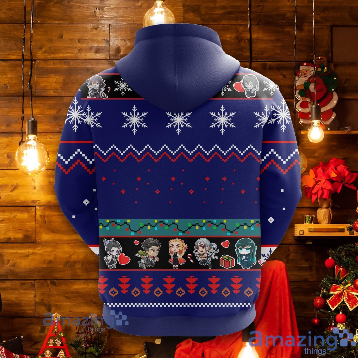 Obanai Iguro Christmas Cute Noel Mc 3D Hoodie Men And Women Christmas Gift Product Photo 1 Obanai Iguro Christmas Cute Noel Mc 3D Hoodie Men And Women Christmas Gift Product Photo 1