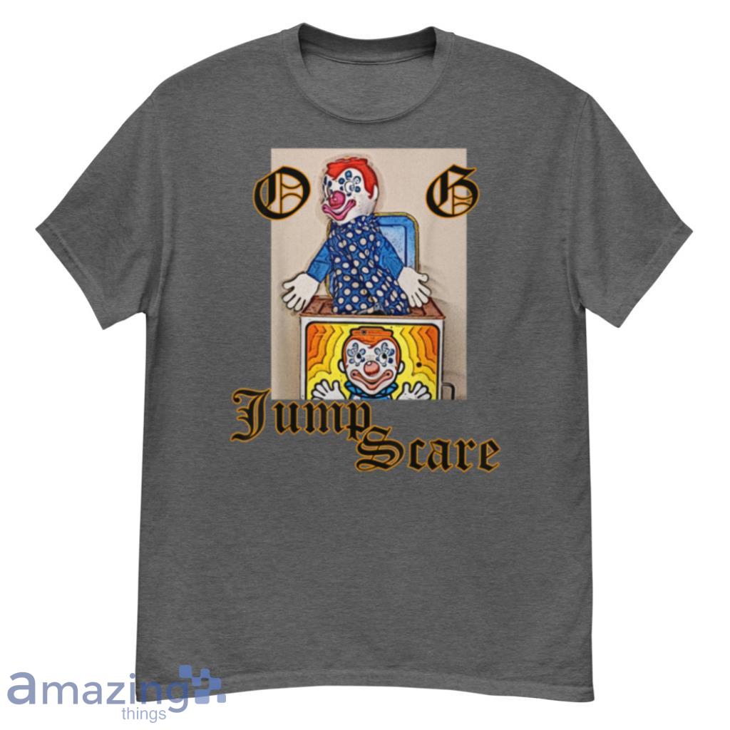 Og Jump Scare Scary Halloween Vintage Toy Clown Tee T Shirt Product Photo 1