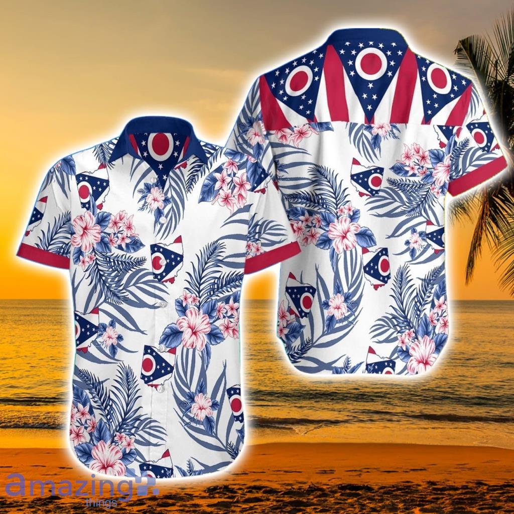 Ohio Proud  Tropical Tropical Hawaiian Shirt Product Photo 1