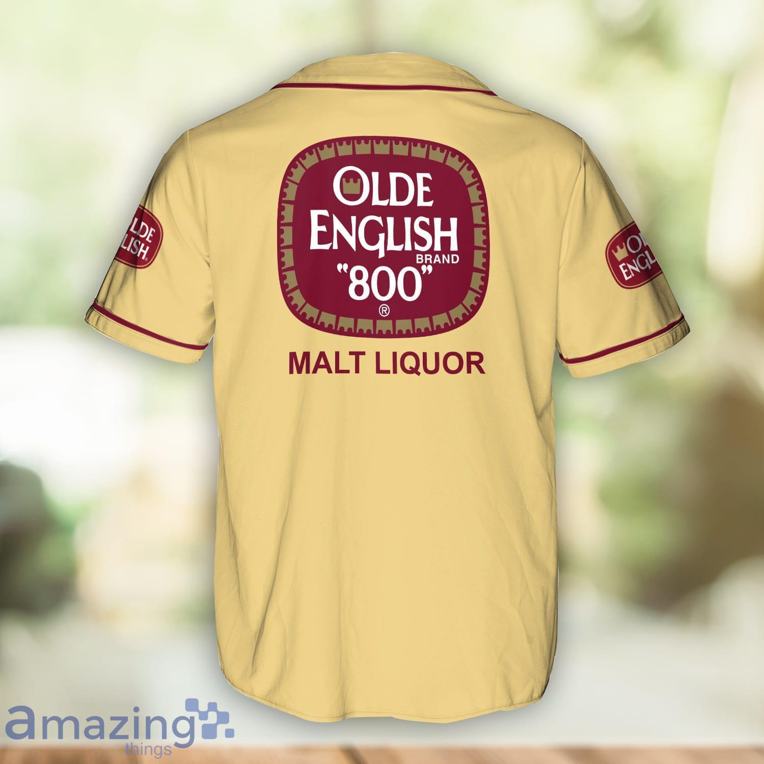 Olde English 800 Malt Liquor Baseball Jersey Shirt Gift For Men And Women image Olde English 800 Malt Liquor Baseball Jersey Shirt Gift For Men And Women Product Photo 2