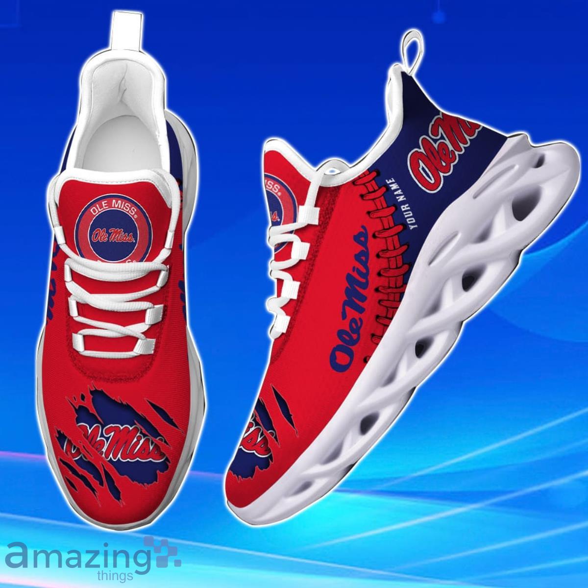 Ole Miss Rebels Personalized Max Soul Shoes Unique Gift For Men And Women Fans image Ole Miss Rebels Personalized Max Soul Shoes Unique Gift For Men And Women Fans Product Photo 2