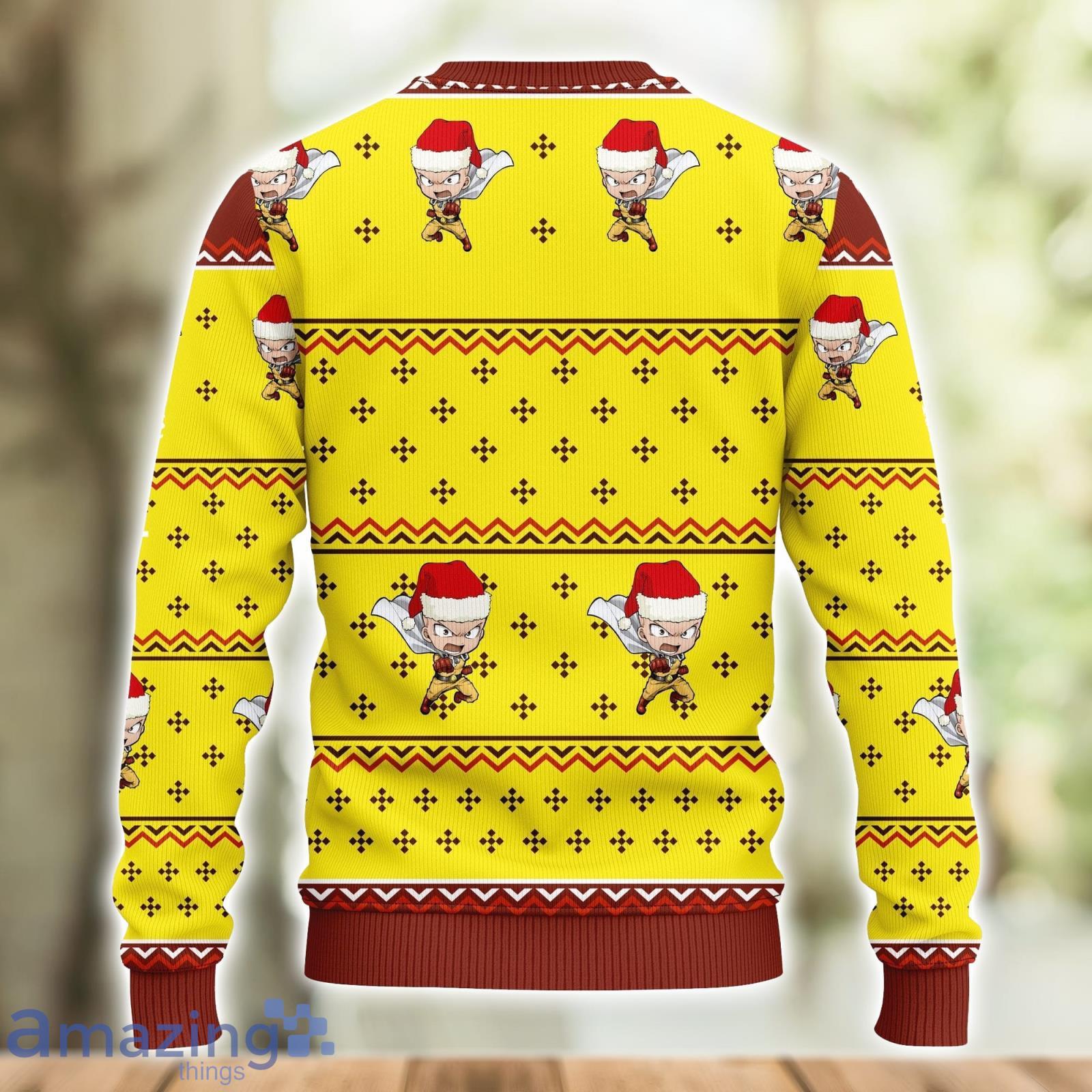 One punch clearance man ugly sweater