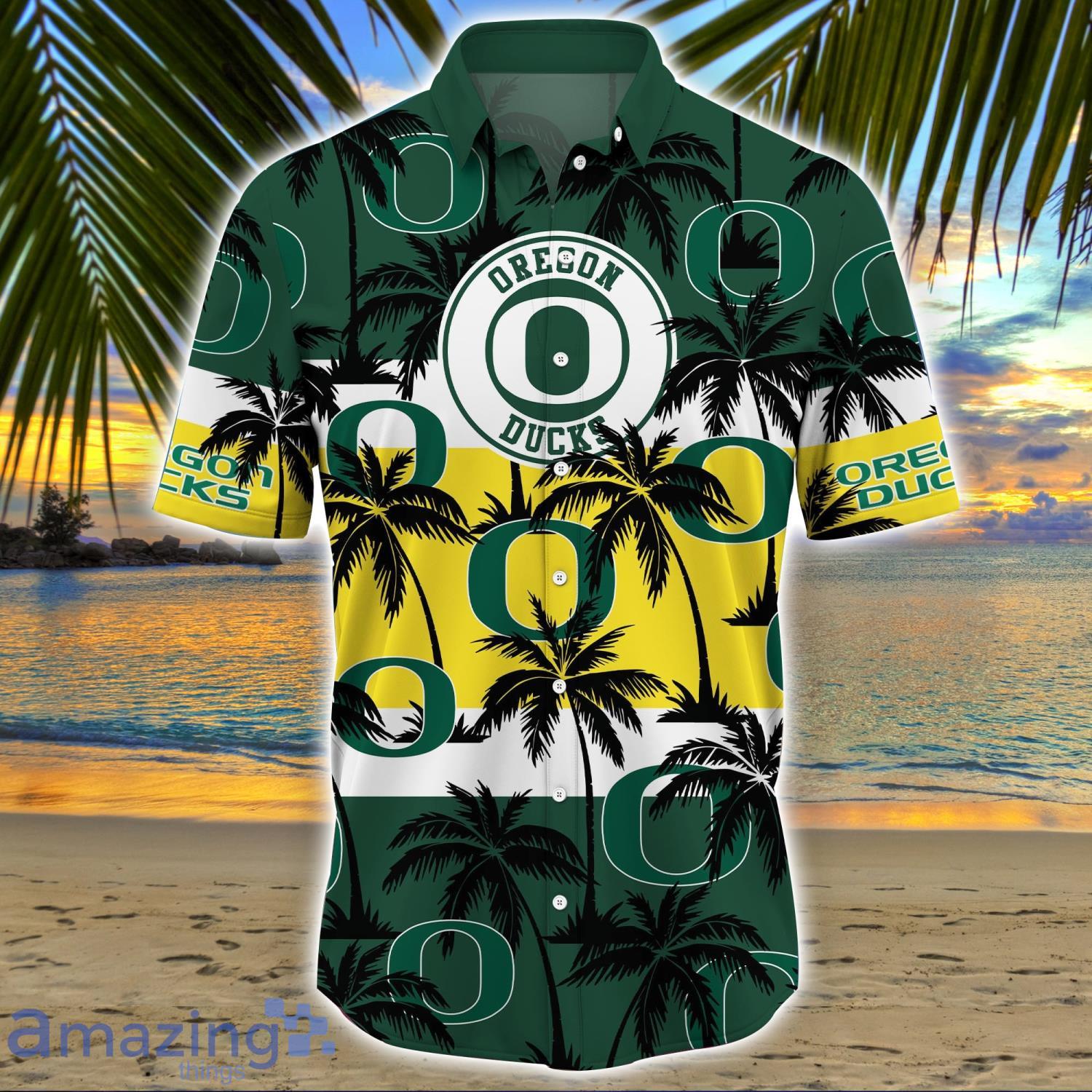 LIMITED] Oregon Ducks Summer Hawaiian Shirt And Shorts, With