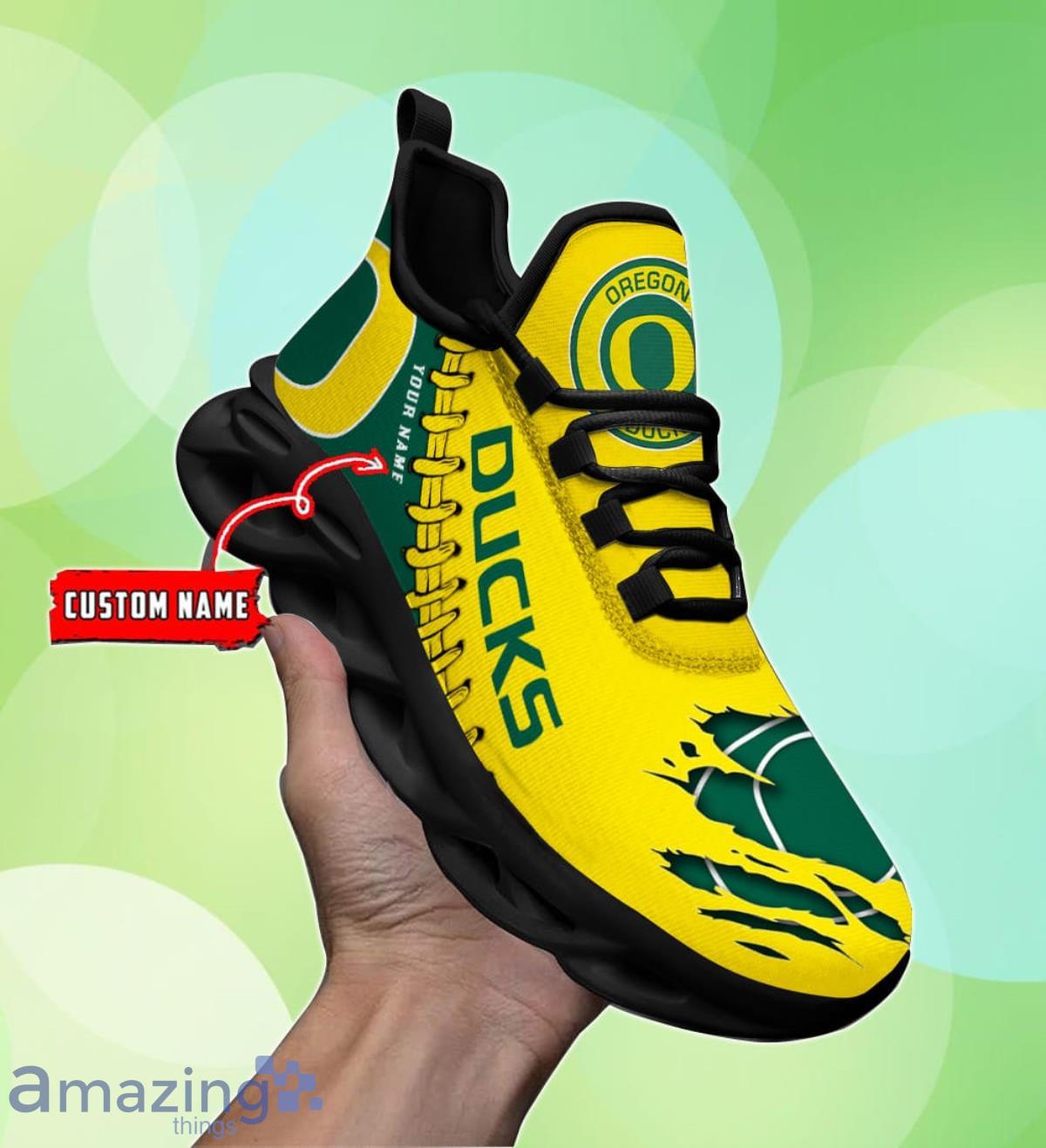 Oregon Ducks Personalized Max Soul Shoes Unique Gift For Men And Women Fans Product Photo 1