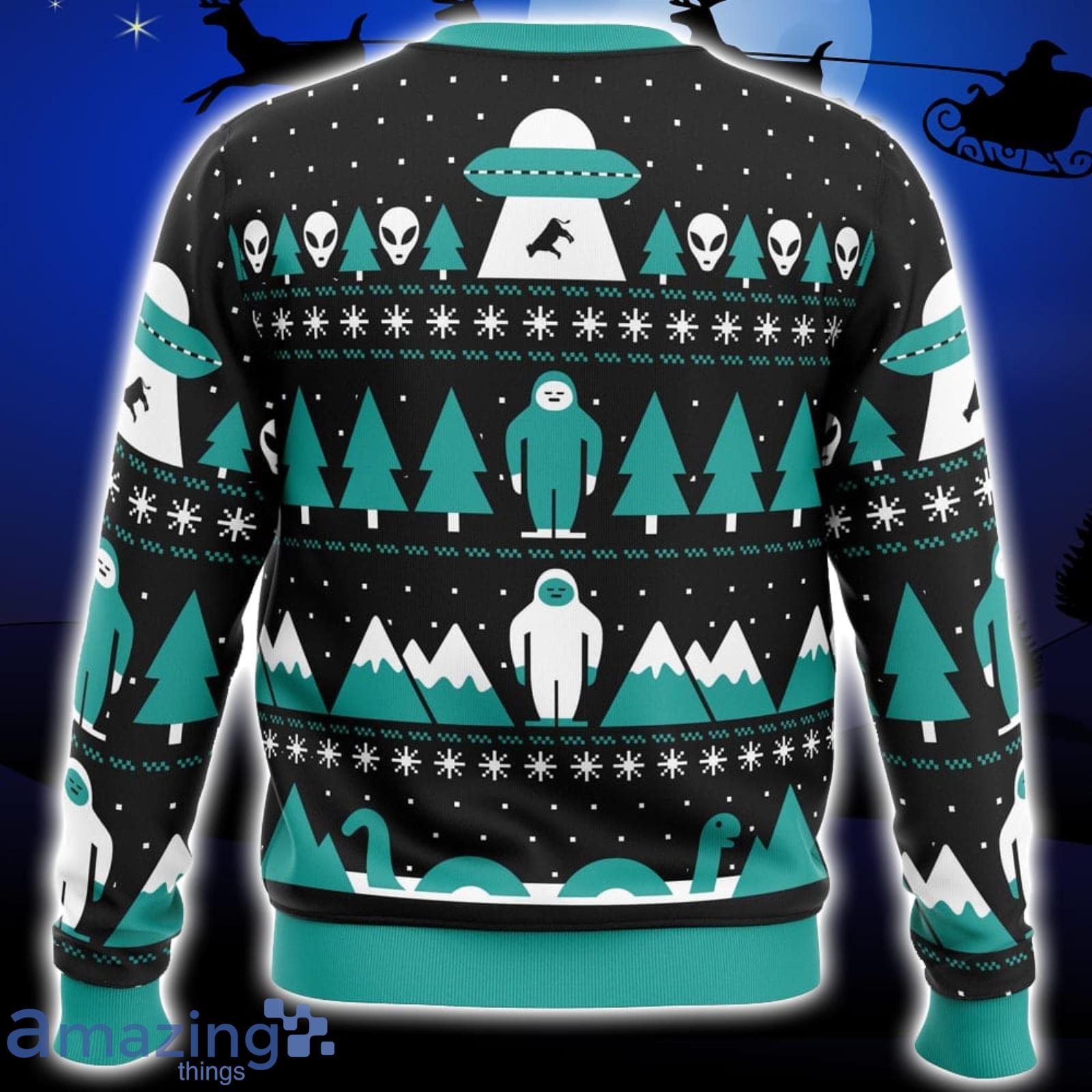 Paranormal Xmas Alien Xmas Ugly Christmas Sweater Christmas Gift For Men And Women image Paranormal Xmas Alien Xmas Ugly Christmas Sweater Christmas Gift For Men And Women Product Photo 2