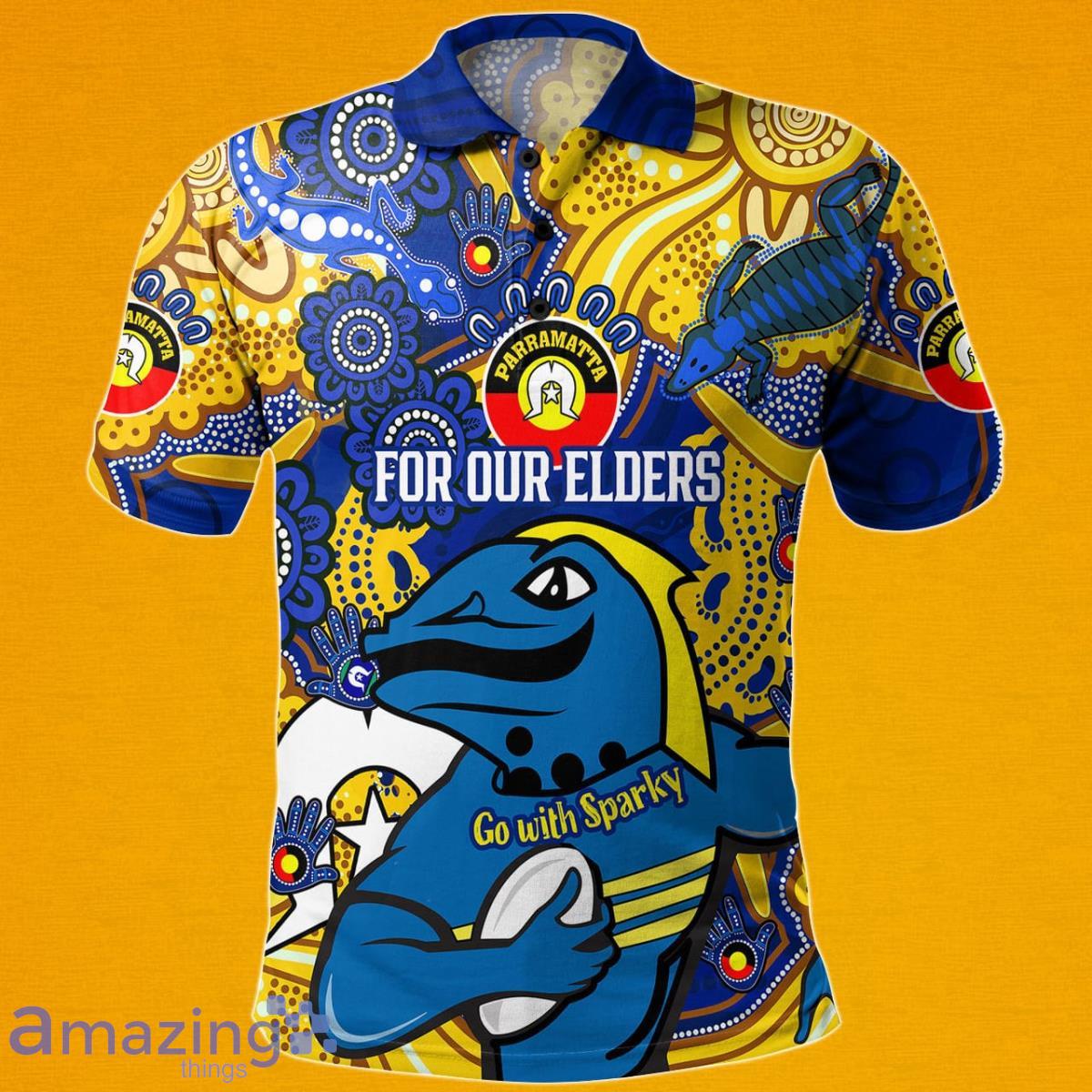 Parramatta Eels NRL Australia Naidoc Week Polo Shirt Best Gift For Fans Product Photo 1