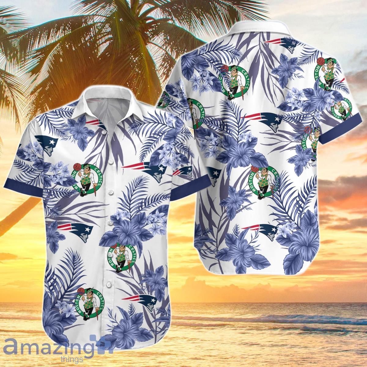 Patriots,Celtics Hawaiian Shirt Best Gift For Fans Men And Women Product Photo 1