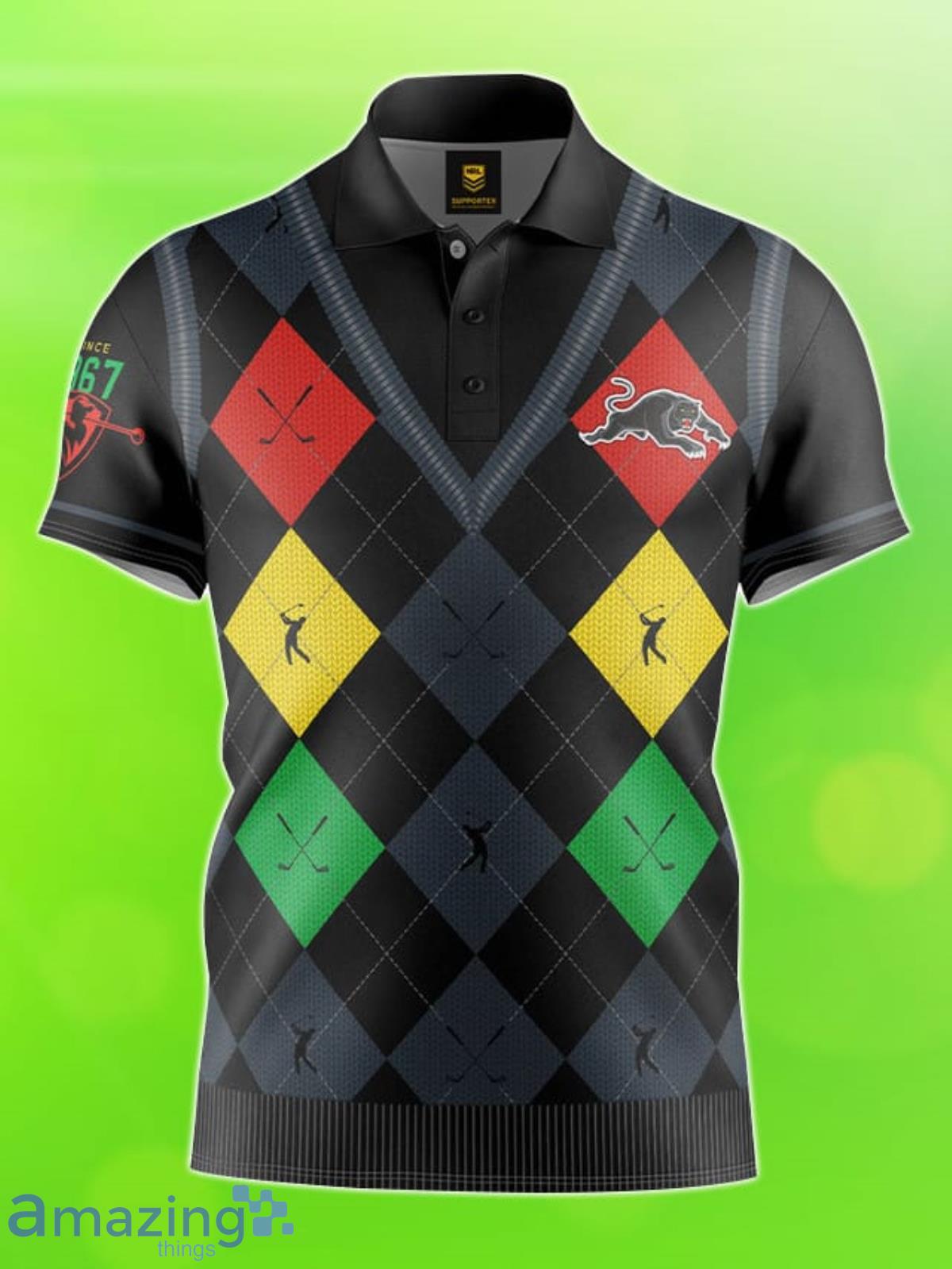 Penrith Panthers NRL Fairway Golf Polo Shirt Best Gift Men And Women For Fans Product Photo 1
