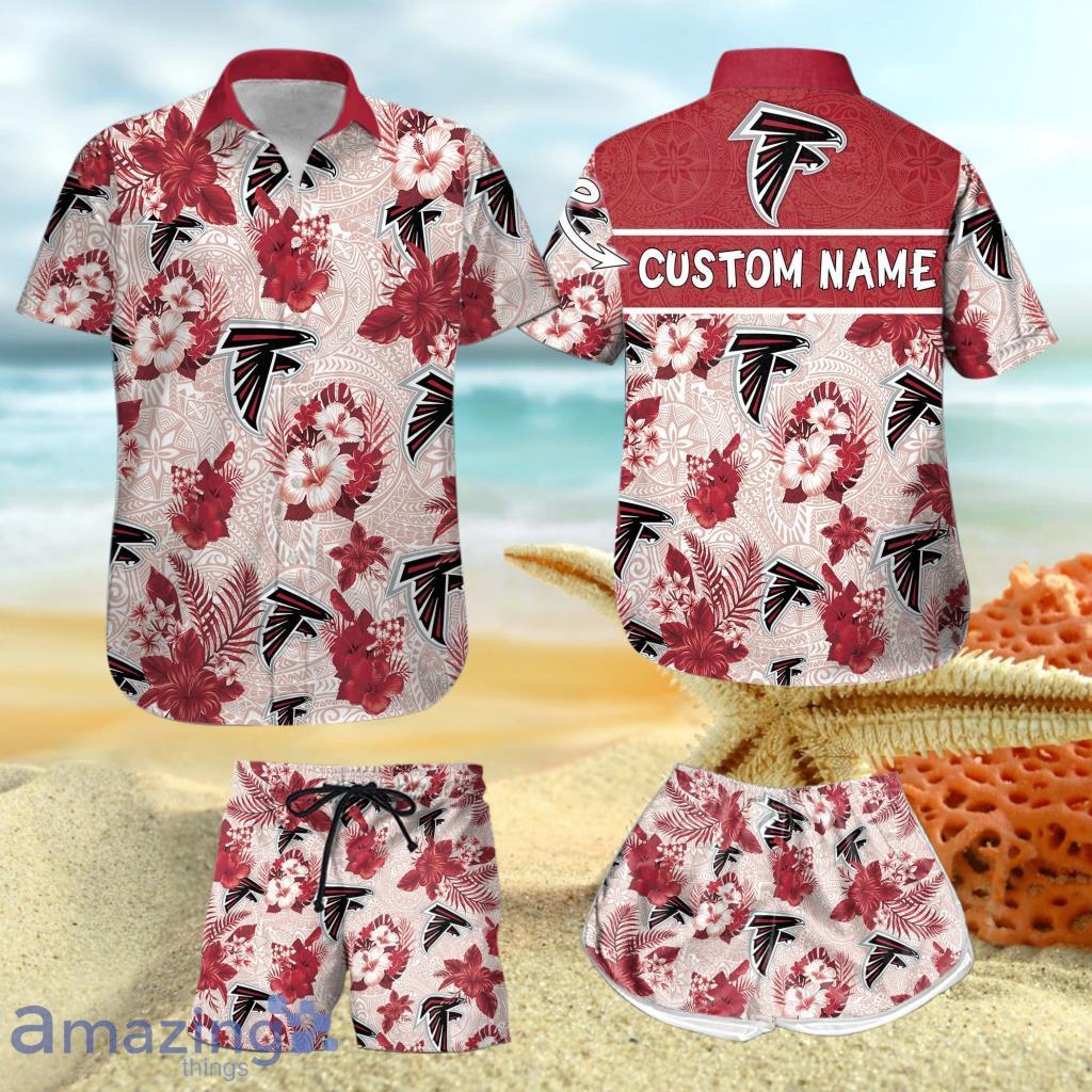 Atlanta Falcons Custom Name NFL Hawaiian Shirt And Shorts Gift For Men And  Women Fans - Banantees