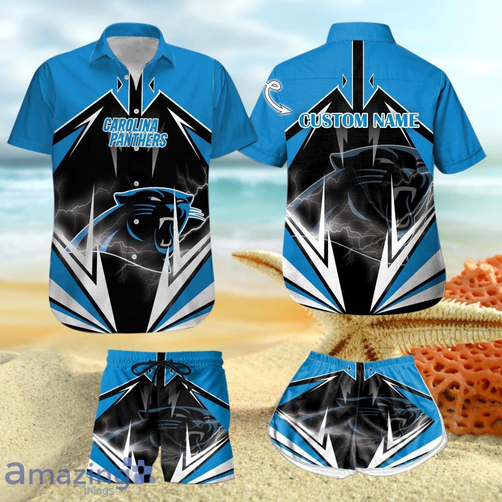 Carolina Panthers NFL Custom Name Hawaiian Shirt Best Gift For Men