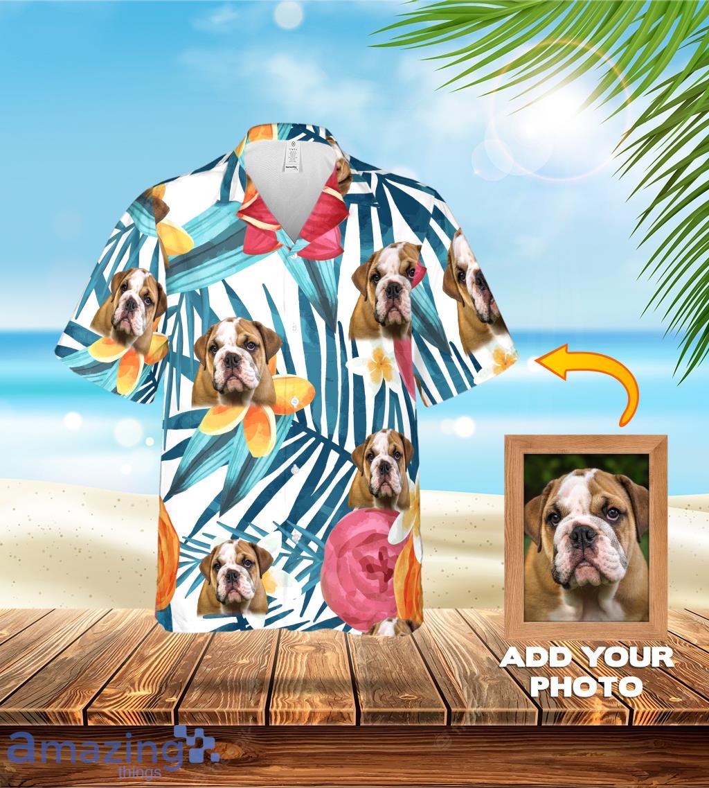 Personalized Floral White Pets Hawaiian Shirt Gift For Men And Women Product Photo 1