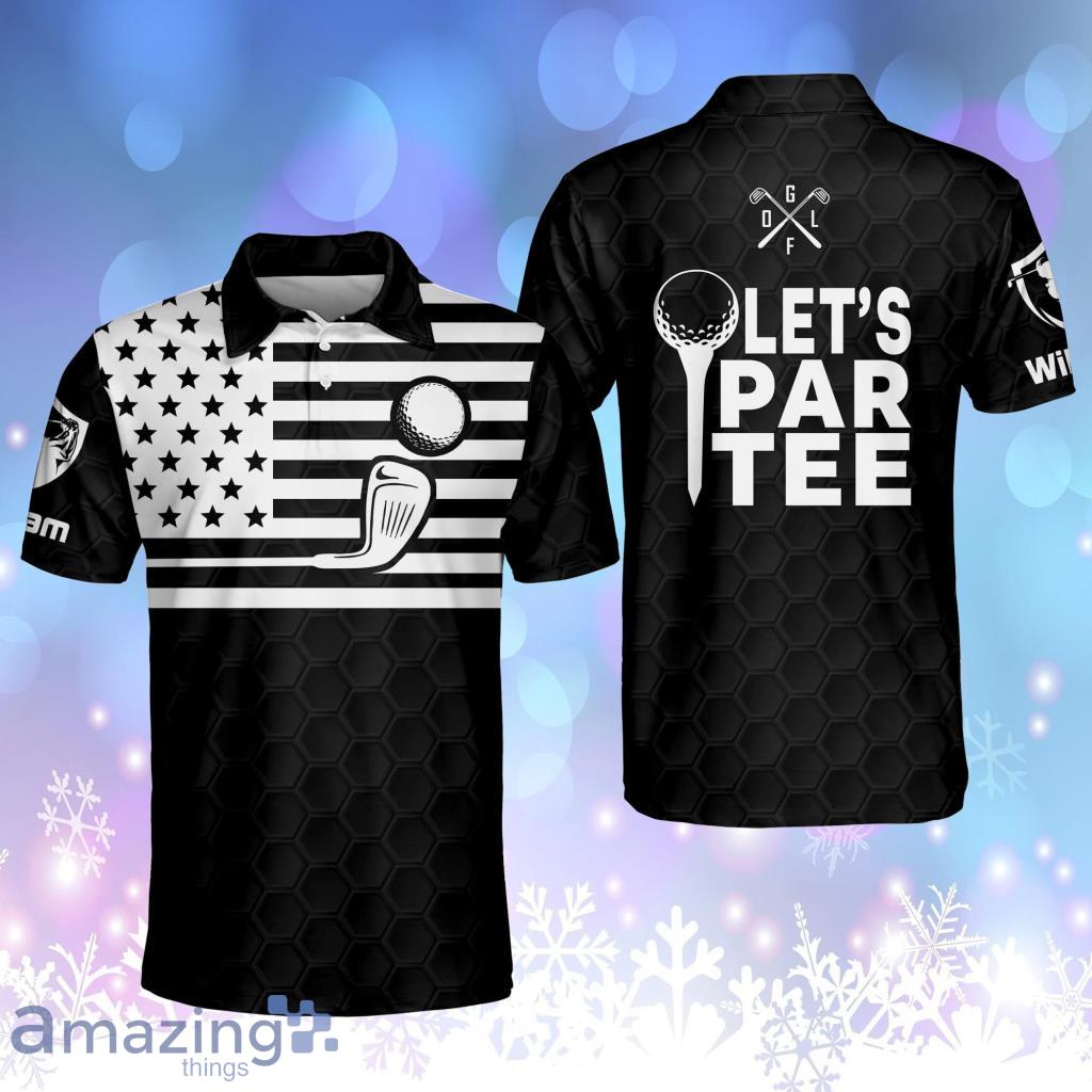 Personalized Funny Golf Shirts For Men Lets Par-Tee Golf Polo Shirt Product Photo 1
