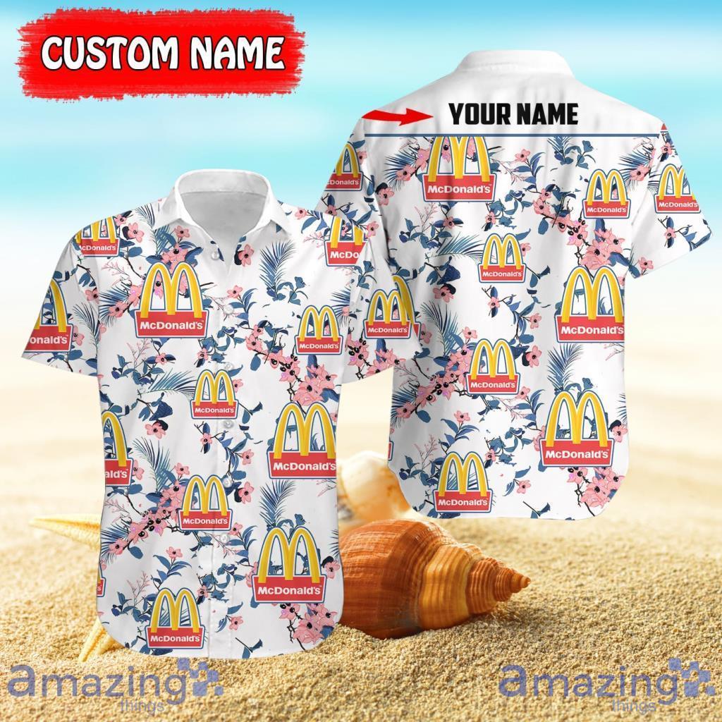 Personalized Hawaiian Shirt Mcdonald's Logo Pattern Tropical Trending Summer Gift For Men And Women Product Photo 1