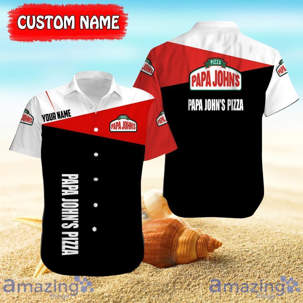 Personalized Hawaiian Shirt Papa John's Pizza Logo Trending Summer Gift For Men And Women Product Photo 1