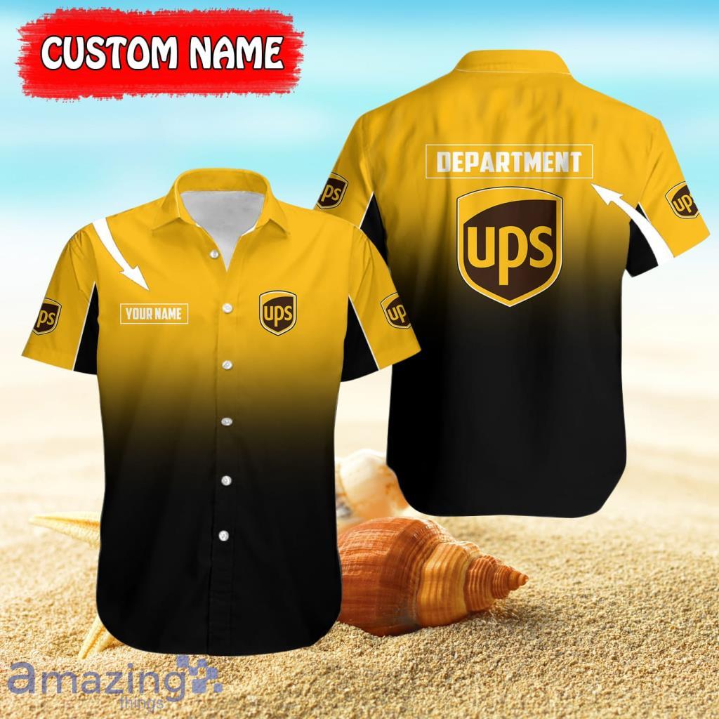 Personalized Hawaiian Shirt Ups Logo V1 Trending Summer Gift For Men And Women Product Photo 1