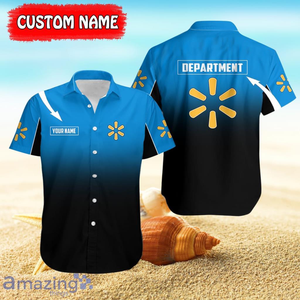 Custom Personalized Summer Men Short Sleeves Blue T-Shirts Uniform